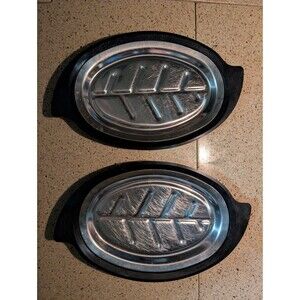 2 Vintage Nordic Ware Sizzler Platters & Holders Steak & Fajita Plates